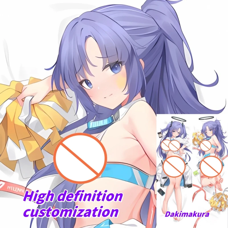 

Dakimakura Anime Pillow Case Blue Archive Hayase Yuuka Double-sided Print Of Life-size Body Pillowcase Gifts