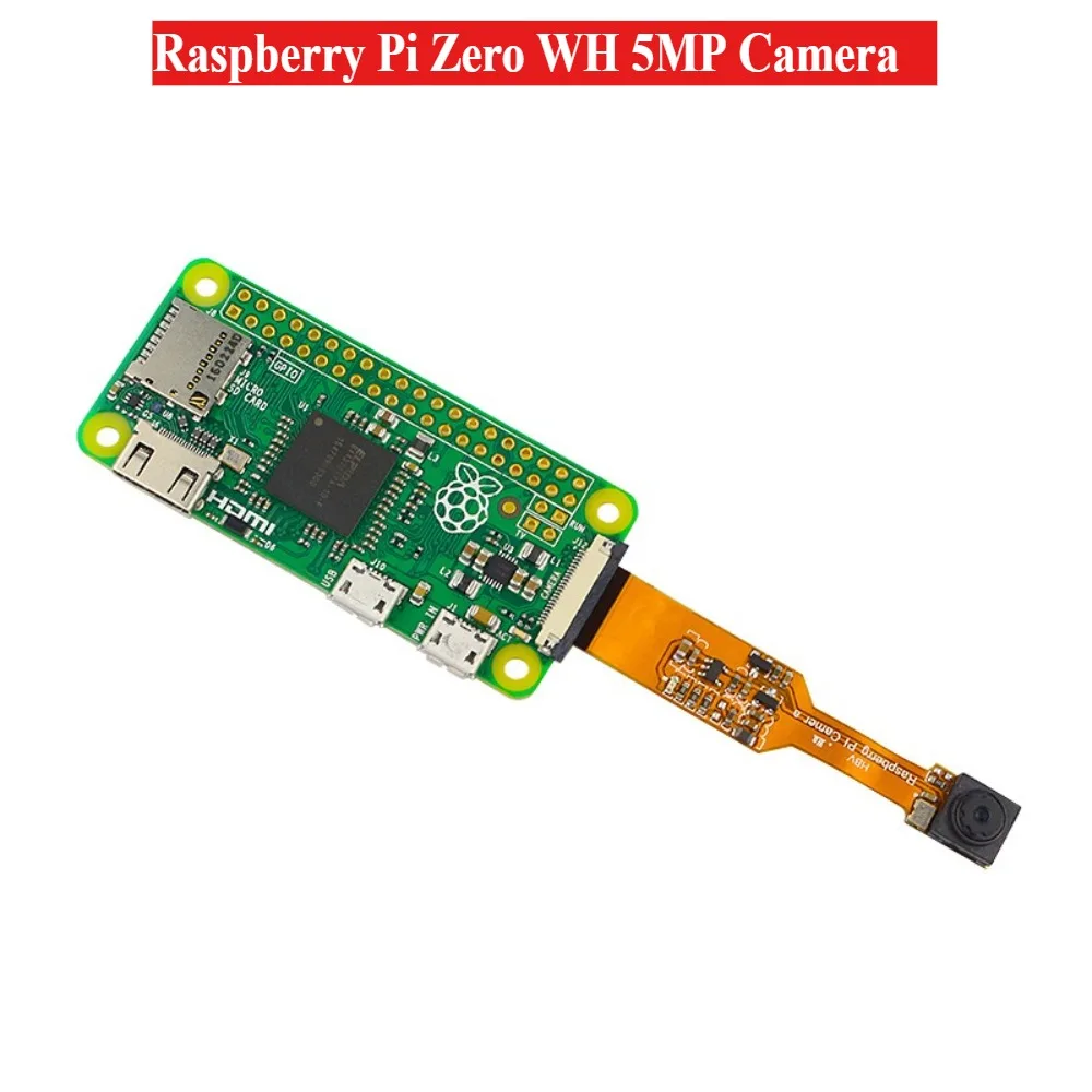 

Raspberry Pi Zero WH 5MP Camera - Mini CSI Module with Macro Lens