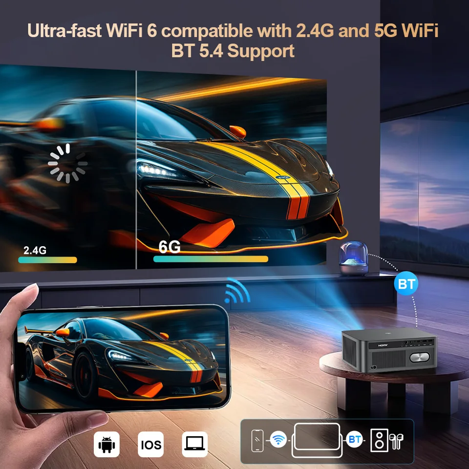 ThundeaL TD98Pro 4K プロジェクター フルHD 1080P LED