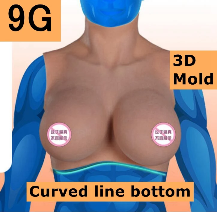 

New 9G BCDEFG Top Quality Fake Artificial Boob Realistic Silicone Breast Forms Crossdresser Shemale Transgender Drag Queen