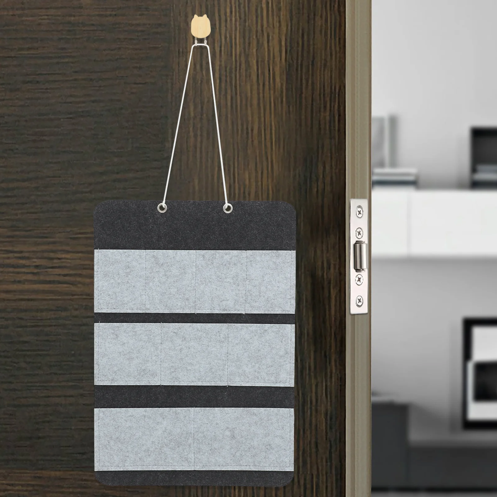 

Wall Hanging Storage Bags Felt Cloth Foldable Design Over The Door Organizer Efficient Organization Easy Cleaning