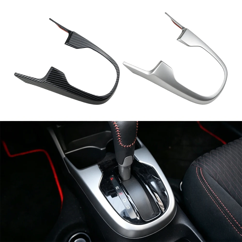 Car Gear Shift Panel Frame Trim for Honda Jazz GK 2014-2025 Fit 2018-2024 AT Center Console Decorative Sticker Cover Accessories