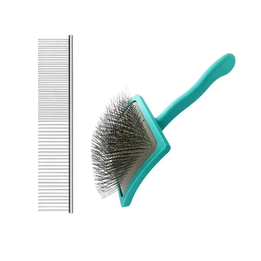 

Dog Grooming Brush Dog and Pet Comb Value Set Pet Brush for Medium and Long Haired Dogs