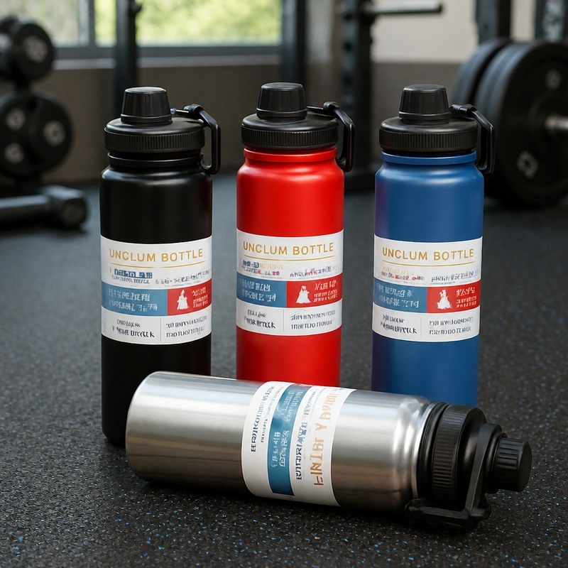  Insulated Stainless Steel Sports Flask for Vehicle Use - 600/800/1000ML Thermal Vacuum Bottle Maintains Temperature 