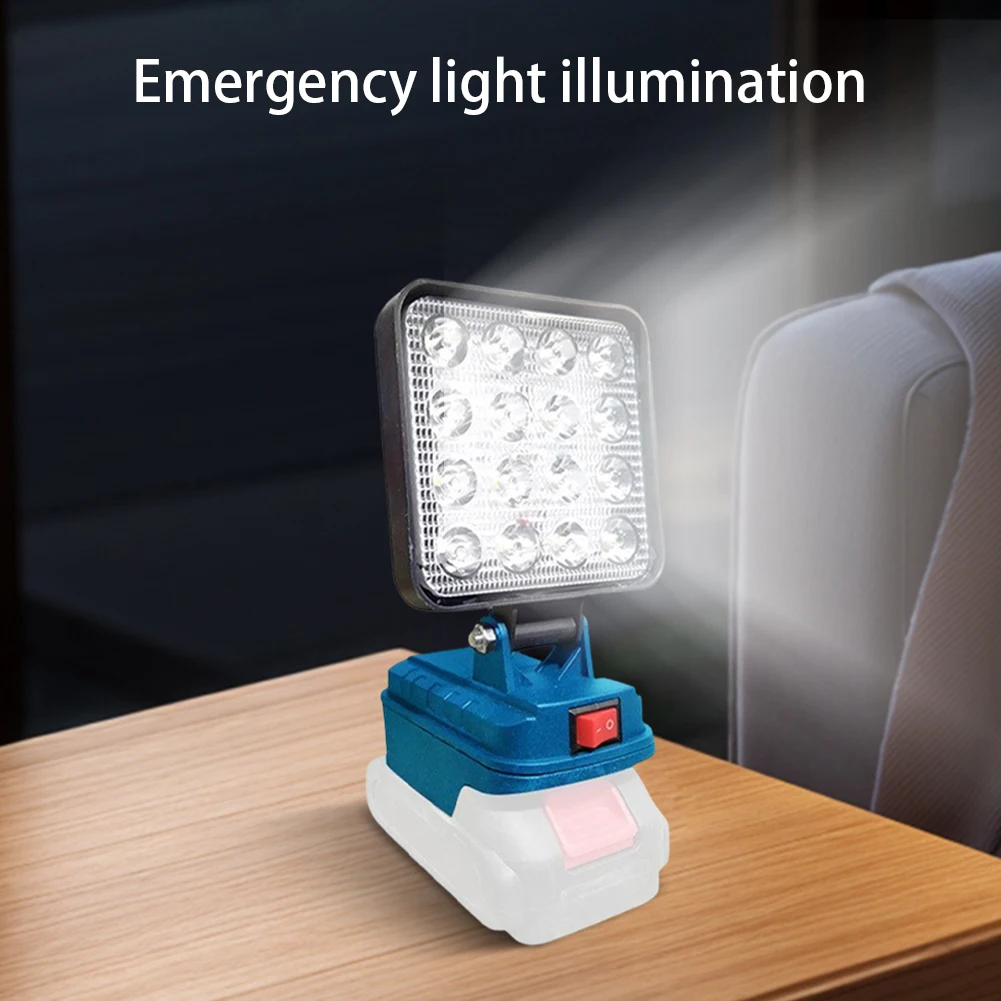 

Светодиодный рабочий фонарь, уличный фонарик, перезаряжаемая аварийная лампа, двойной USB-порт, аккумуляторный фонарь, водонепроницаемый светодиодный прожектор для кемпинга