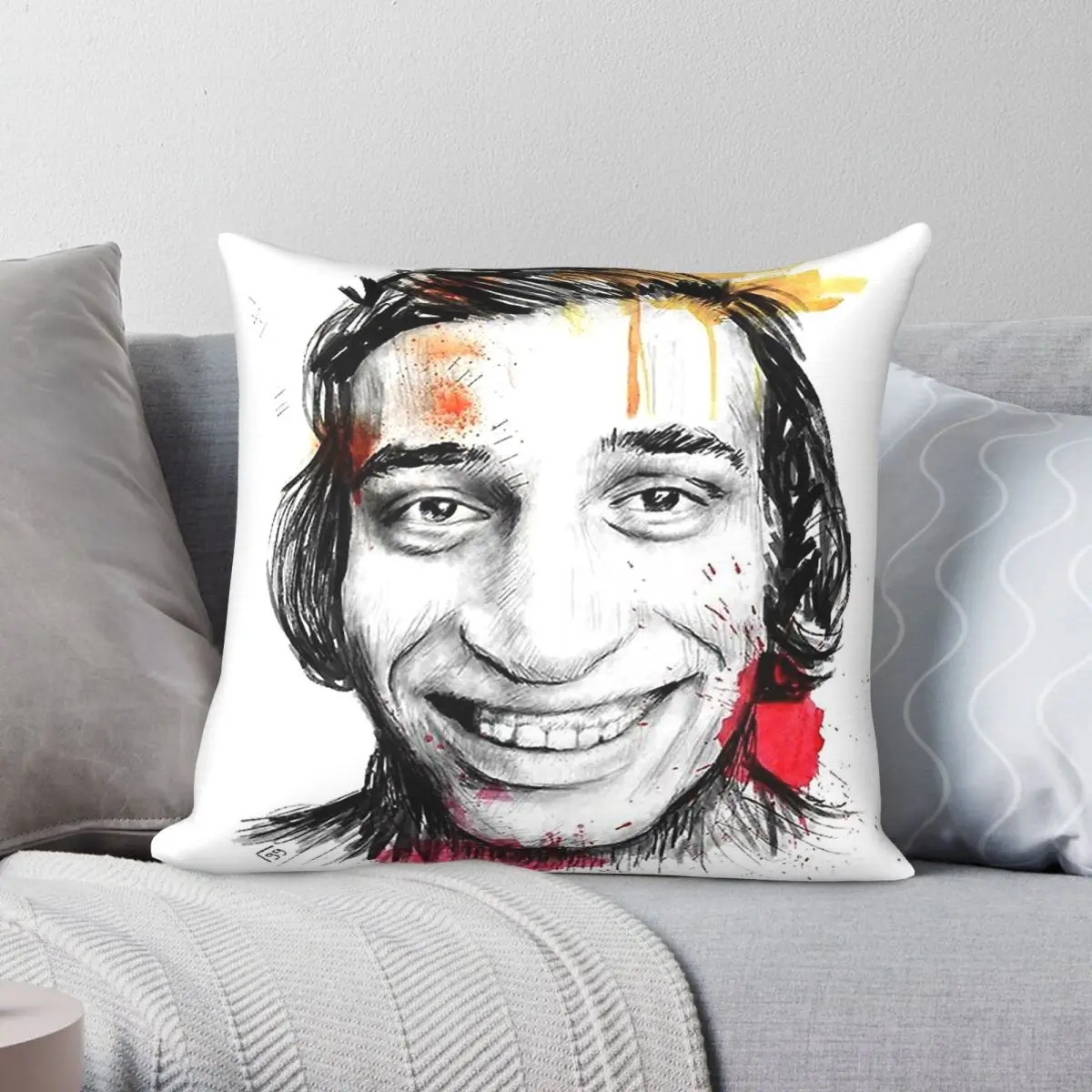 Kemal Sunal Turkish Comedian Square Pillowcase Polyester Linen Velvet Creative Decorative Throw Pillow Sofa Cushion Cover 18