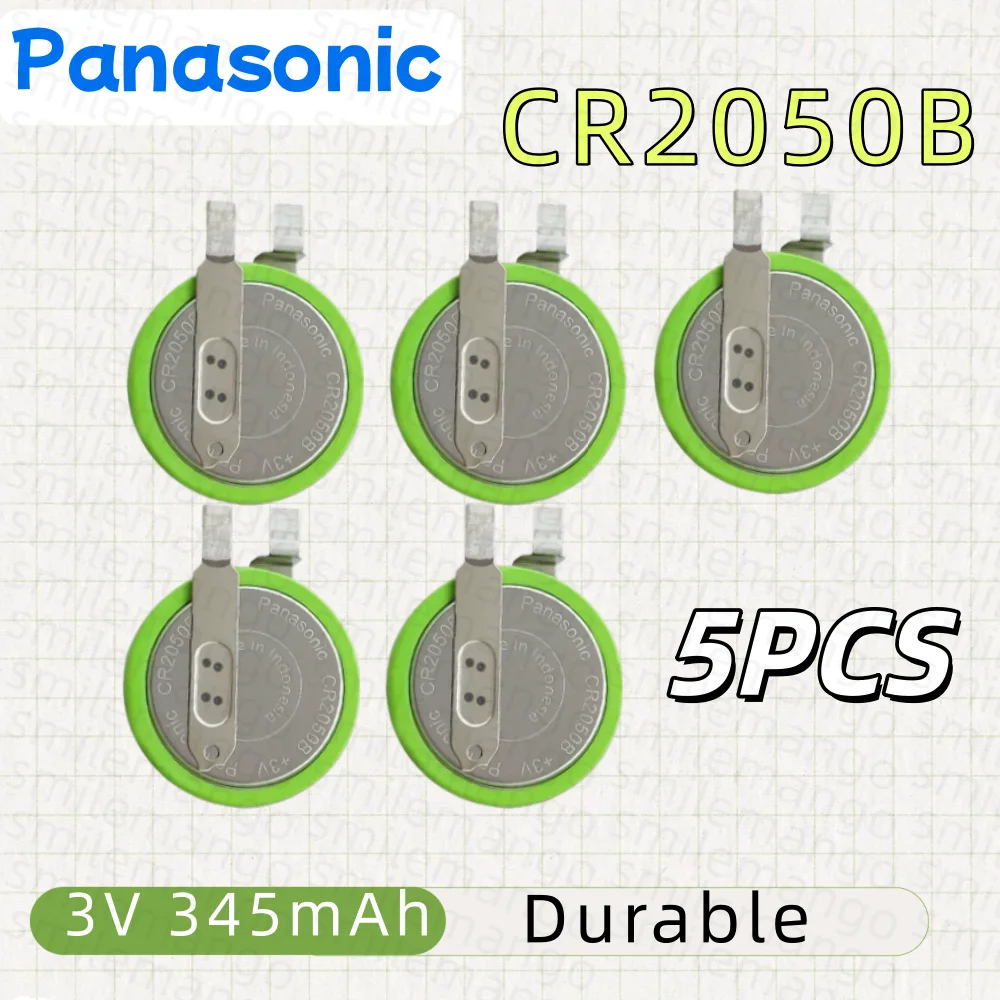 NEW Panasonic Tire Pressure Monitoring Built-in Sensor Battery CR2050B High Temperature and Low Temperature 3V with Foot Button