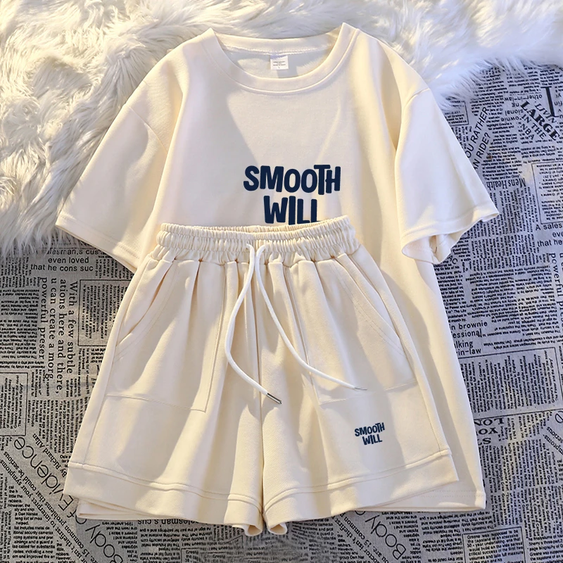 

Unique Beautiful Korean Style Two-Piece Set Summer Collection by Guangzhou Thirteenth Factory Anti-Aging Youthful Trendy Wome...
