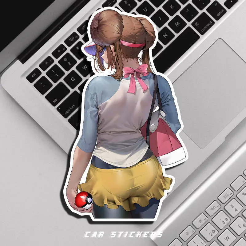 

Pokemon Girl Mingyi Cartoon Anime Girl Stickers Paper Motorcycle Decoration Cover Scratch Reflective Car Stickers