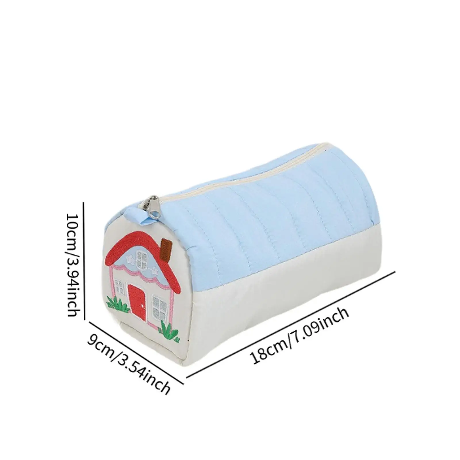 กล่องดินสอซิปน้ําหนักเบากระเป๋าดินสอความจุขนาดใหญ่น่ารักสําหรับเด็กวัยรุ่น