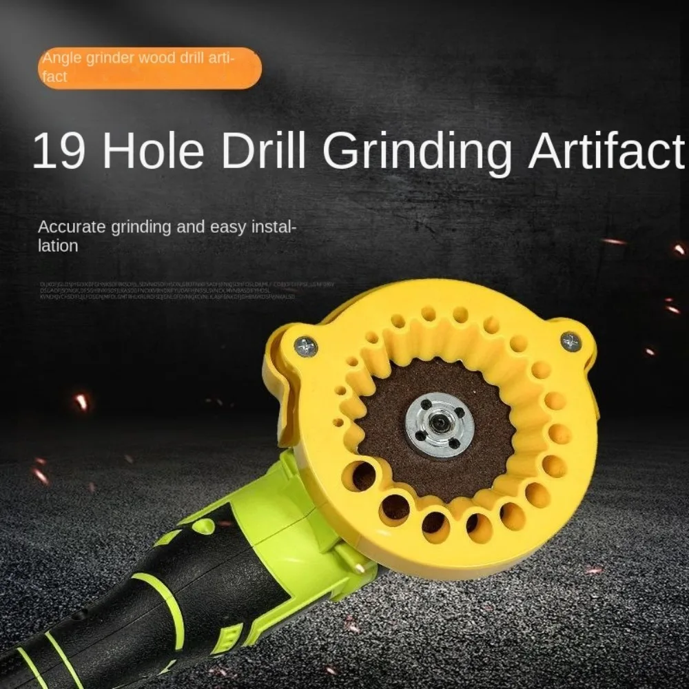 Efficient Drill Bit Grinding Sharpener Precise 3.5 -12.5mm Polishing Grinding Tool Multi specification 19 Holes