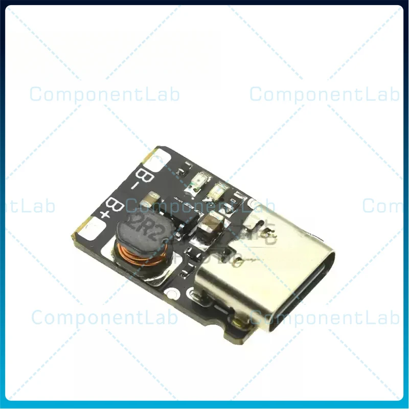 50-100pcs Type-C 5V Charge Discharge Module, 3.7V 4.2V Boost Power Board with Protection for 18650 Battery