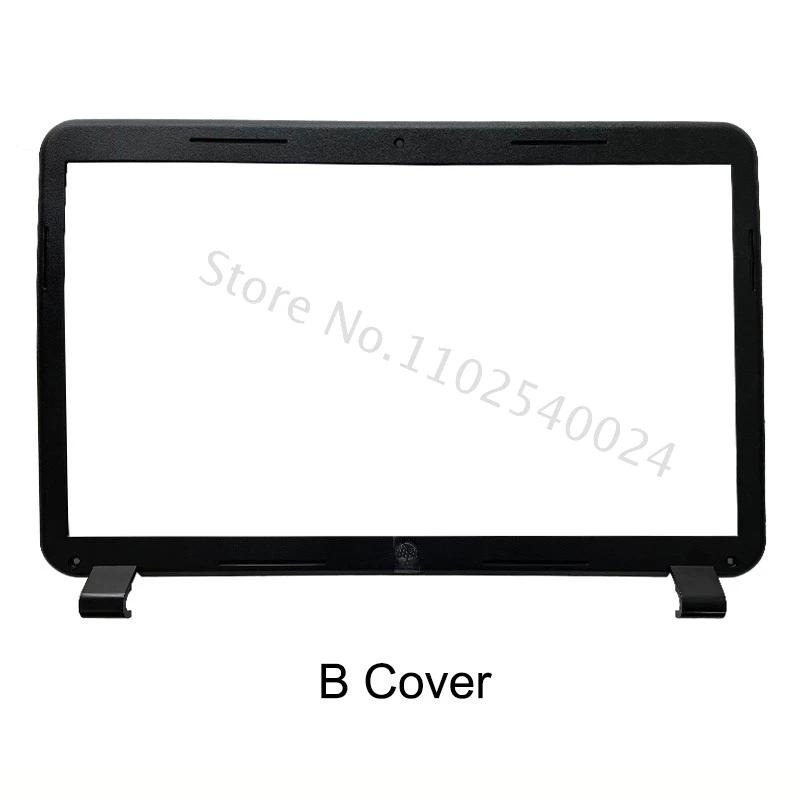 Imagem -04 - Laptop Lcd Tampa Traseira Superior hp Pavilion 15-d 250 g2 255 g2 Tpn-f11 Series Dobradiças da Moldura Frontal Tampa Traseira Preta a b Cover Novo