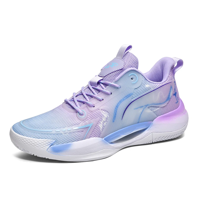 Professional Men's Basketball Shoes Comfortable and Versatile Unisex Outdoor Basketball Shoes Walking and Casual Footwear