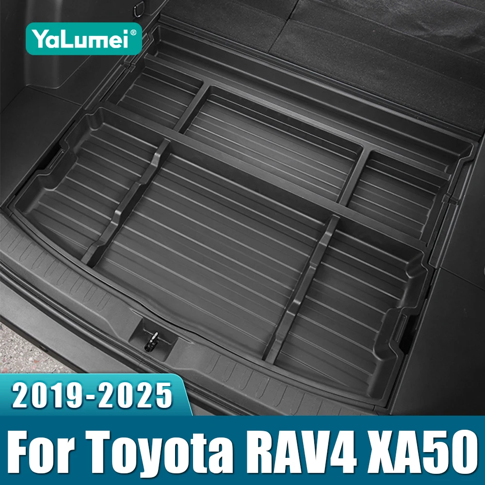 

Для Toyota RAV4 XA50 2019 2020 2021 2022 2023 2024 2025 багажник автомобиля коробка для хранения запасных шин органайзер держатель накладки аксессуары