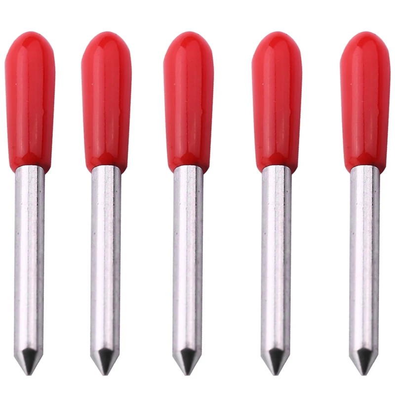 45 Degree For Roland Cutting Plotter Blade High Hardness Tungsten Carbide Vinyl Cutter Knife Blade Machine Tool 20Pcs