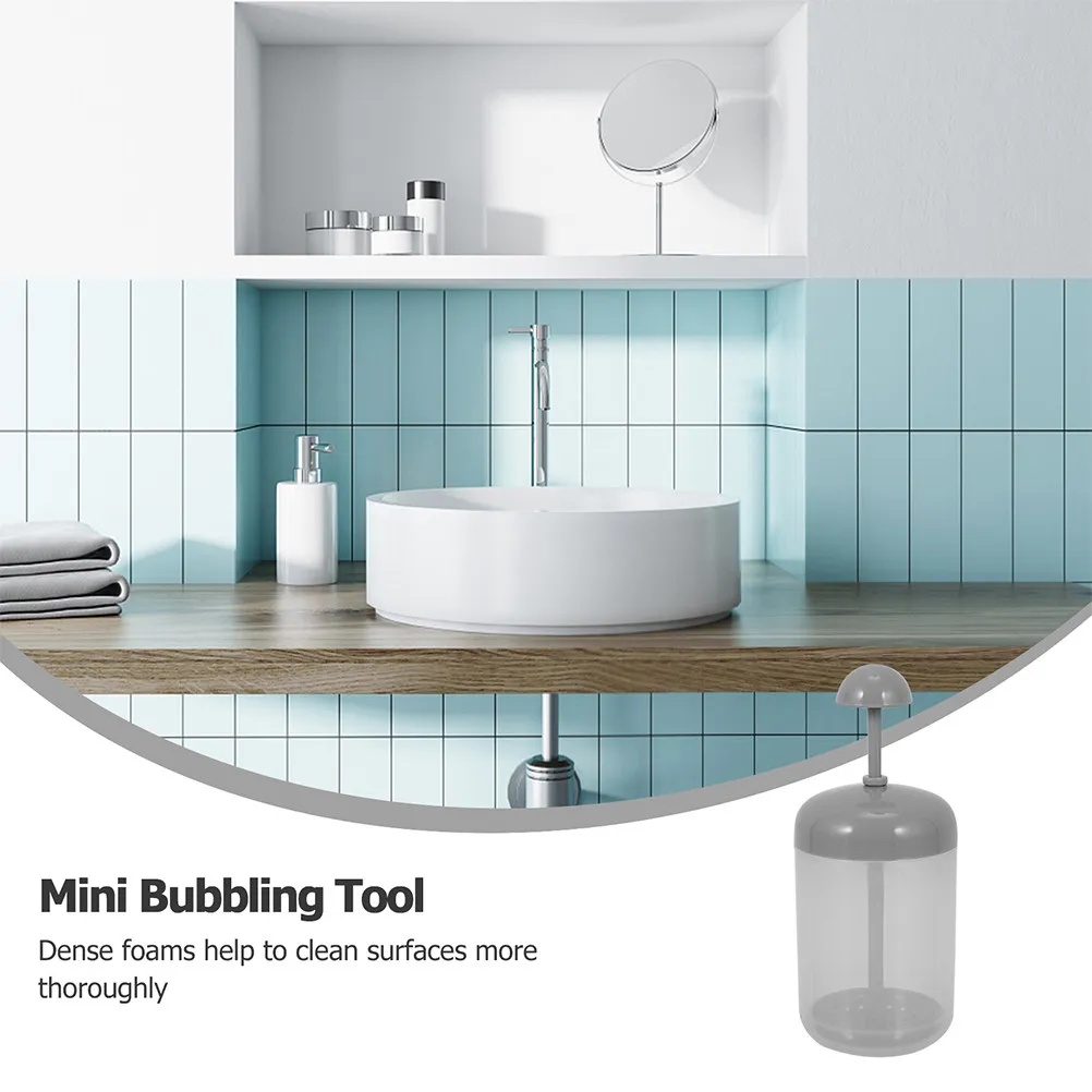 

Набор из 2 портативных пластиковых стаканов для вспенивания пенки для умывания, устройство для глубокого очищения лица, мини-аппарат для создания пены для женщин