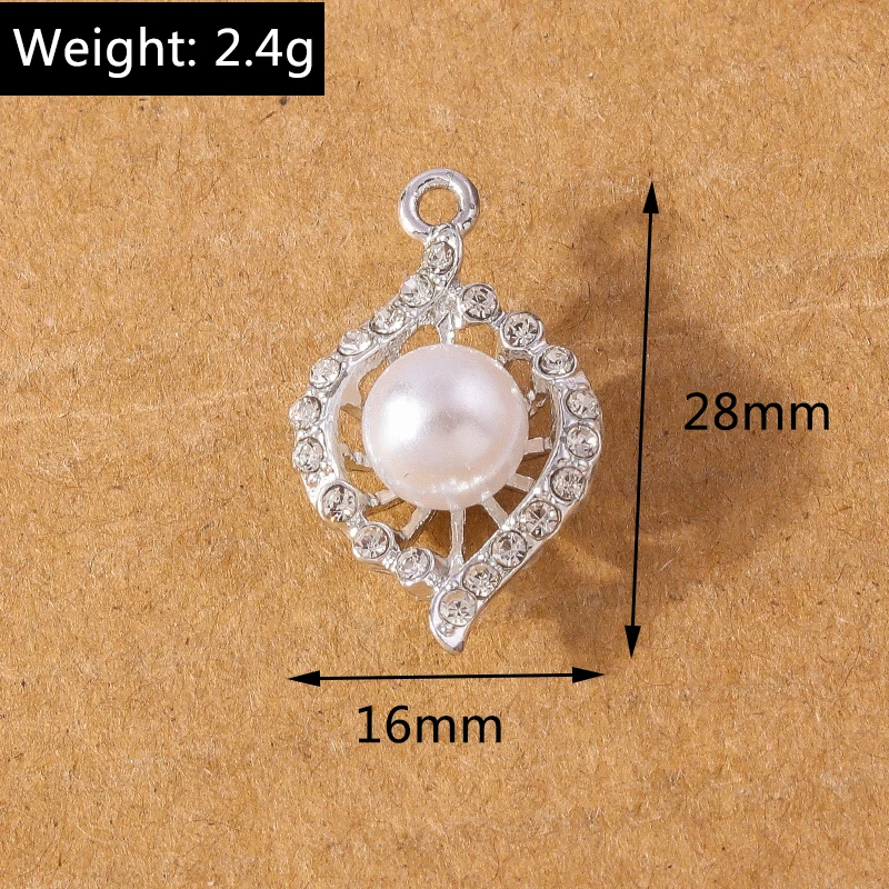 10 Stück 17*20mm Funkelnder Kristall CZ Schneeflocke Charms Anhänger für Schmuckherstellung DIY Ohrringe Halskette Zubehör Zubehör – Detail 6