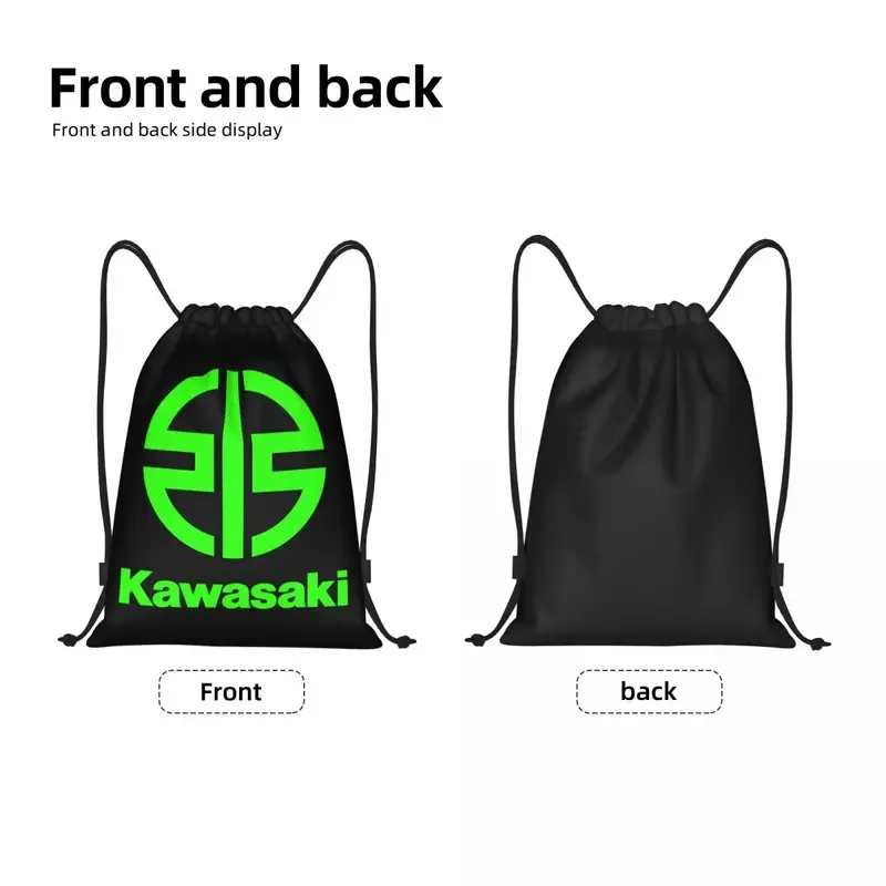 Custom Sport Racing drawstring bag men women portable gym sports sackpack training storage backpacks