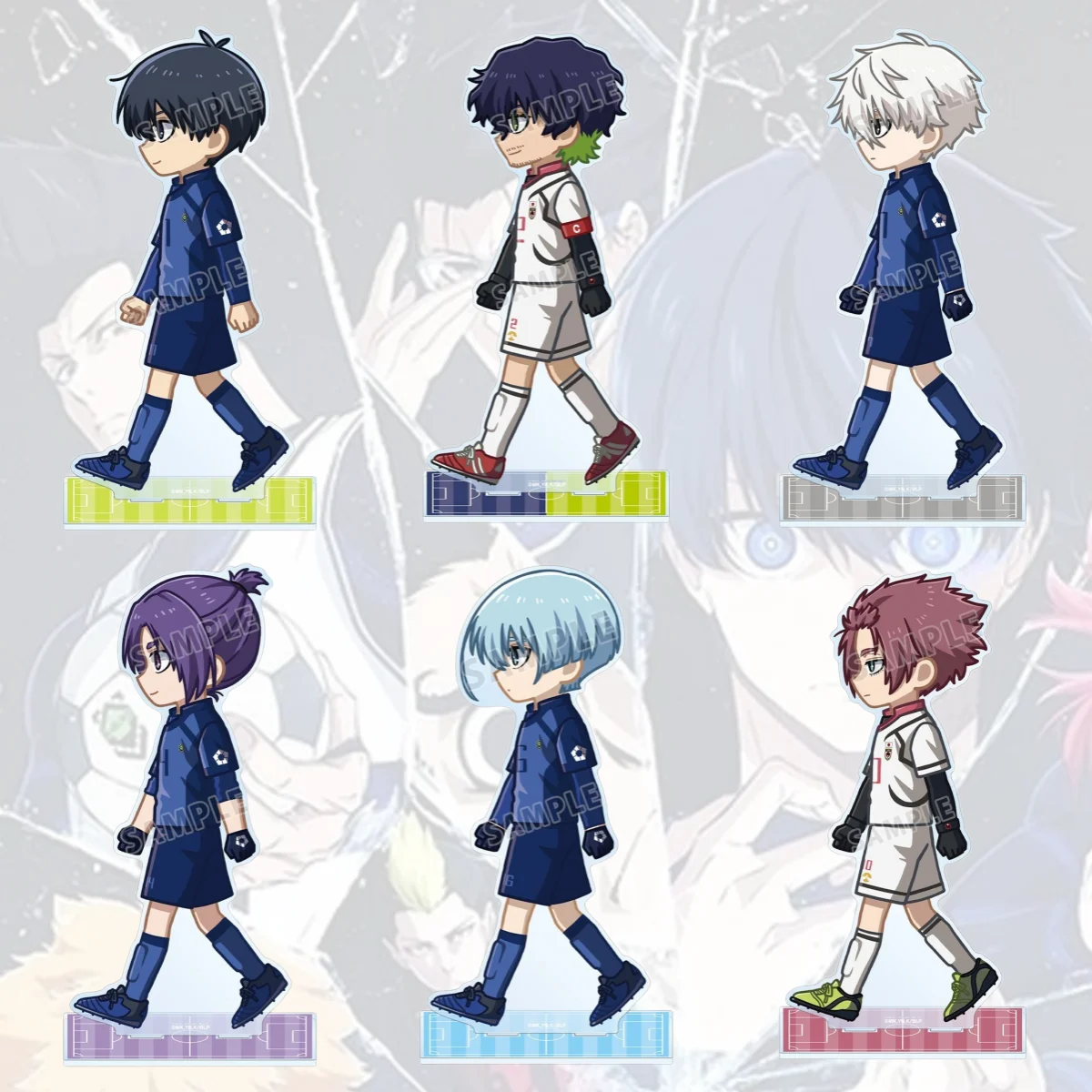 15Cm Acrylic Standee for Blue Lock Isagi Yoichi Reo Anime Character Desktop Decoration Creativity Exquisite Peripheral Gift