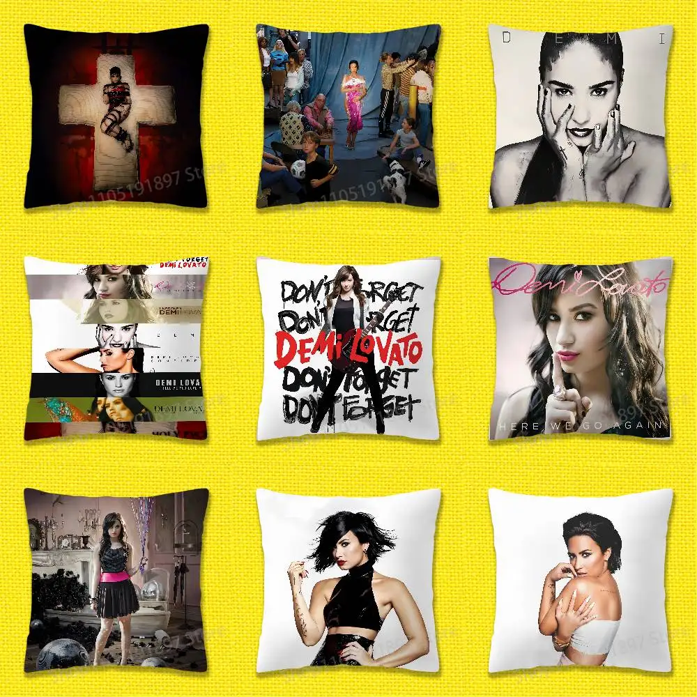 

D-Demi Lovato Its Not That Deep Throw Pillow Case For 50x50cm 40x40cm 55x55cm 45x45cm 30x30cm Square Bedroom Pillowcase Cover