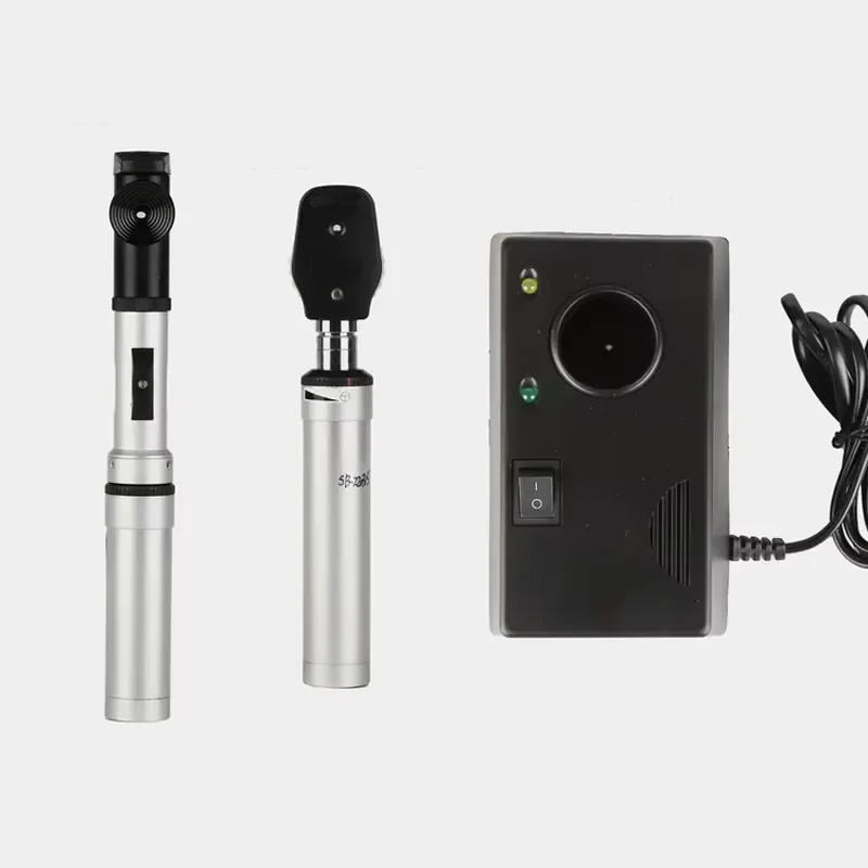 Direct Ophthalmoscope Retinoscope Rechargeable Suit Optical Instrument Retinoscope and Ophthalmoscope RE6B+8B