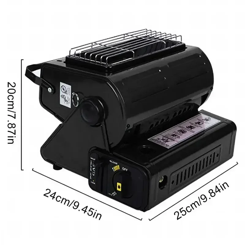 موقد للتخييم غاز متعدد الوظائف في الهواء الطلق بقاء التنزه سخان المنزلية جهاز تدفئة محمول للتخييم قافلة خيمة الصيد التدفئة