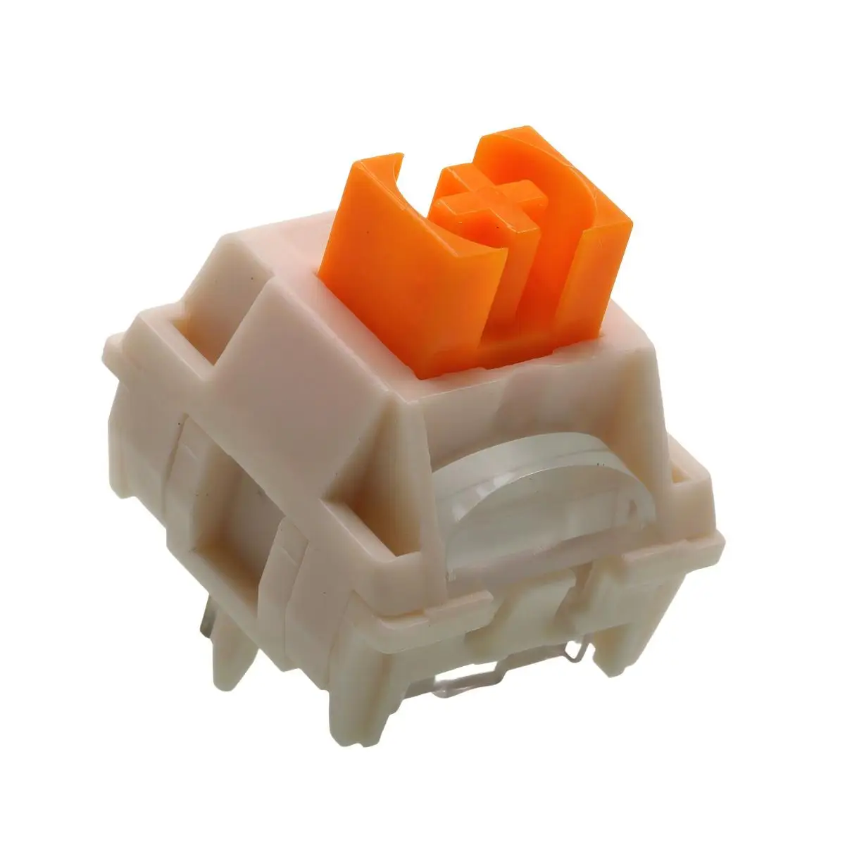 

Flame Orange Switch 45g Linear Pre-Lubricated 5-Pin Hot-Swappable POK Stem TTC Switches for MX Mechanical Gaming Keyboards