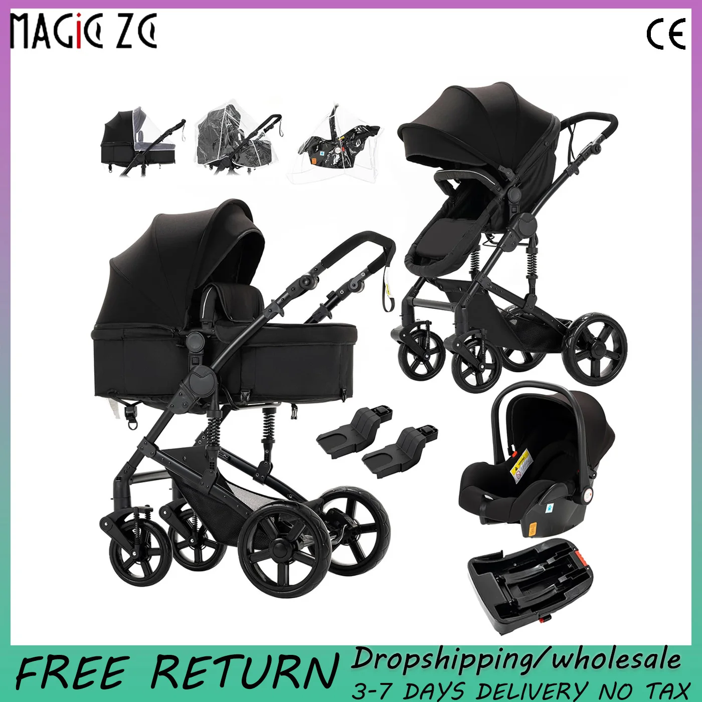 

baby stroller free shipping 3 in 1 light carts baby car travel stroller compact baby strollers stroller with car seat