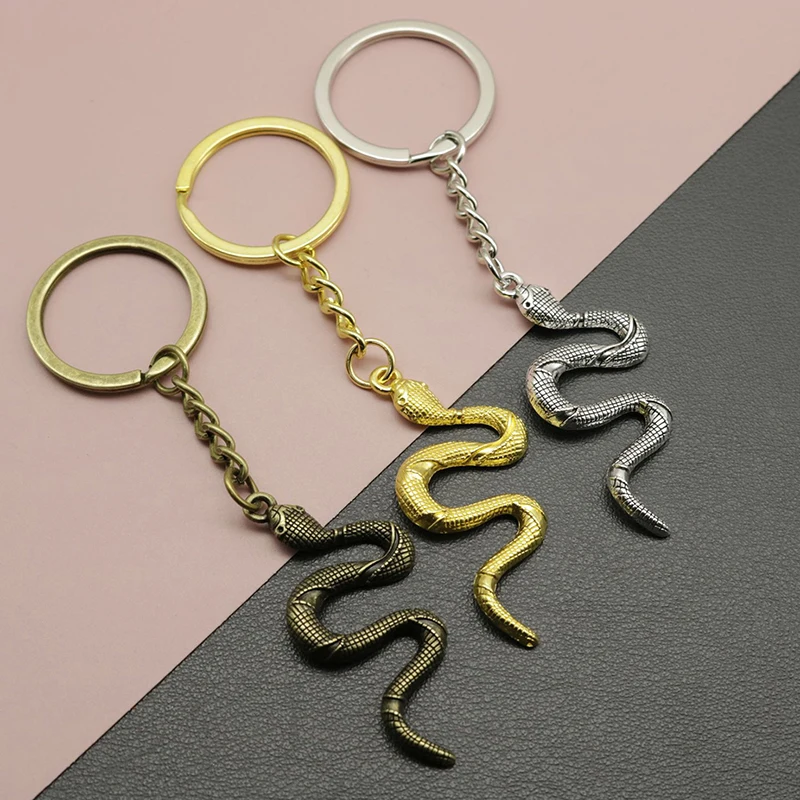 2025 Year Of Chinese Zodiac Snake Lucky Pendant Keychain Women Men Bag Charm Jewelry Gift Snake Shape Bag Pendant