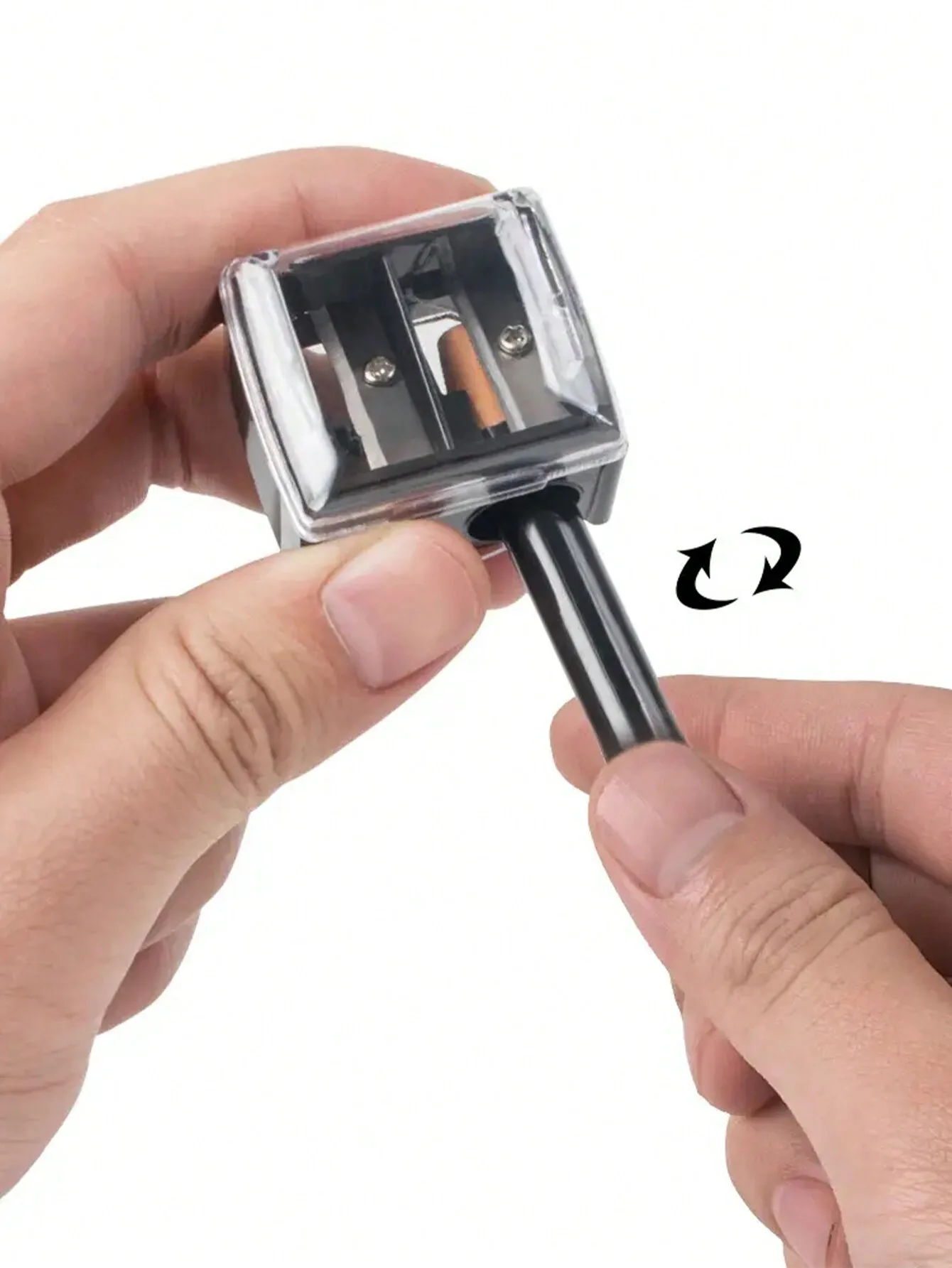 Eyeliner Pen Double Hole Pencil Point, Eyebrow Pencil And Cosmetic Pencil, Mini Portable Multi-Function Pencil Point, Makeup, Makeup Accessories, Stock Fillers, Makeup, Makeup Tools, Gifts, Travel Necessities SS260908205374345402618