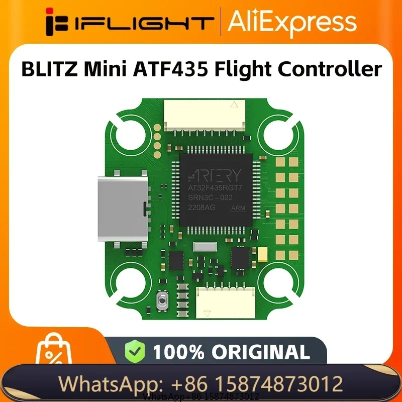 

IFli ght BLITZ Mini ATF435 Fli ght Controller w/ Mini E55S 55A 2-6S 4-IN-1 ESC w/ SucceX-Force 5.8GHz 600mW Adjustable VTX FPV