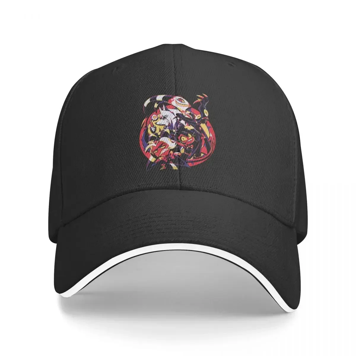 Helluva Boss Baseball Cap Retro Moxxie Millie Loona Anime Sandwich Cap for Men Women Adjustable Dad Hat Sport