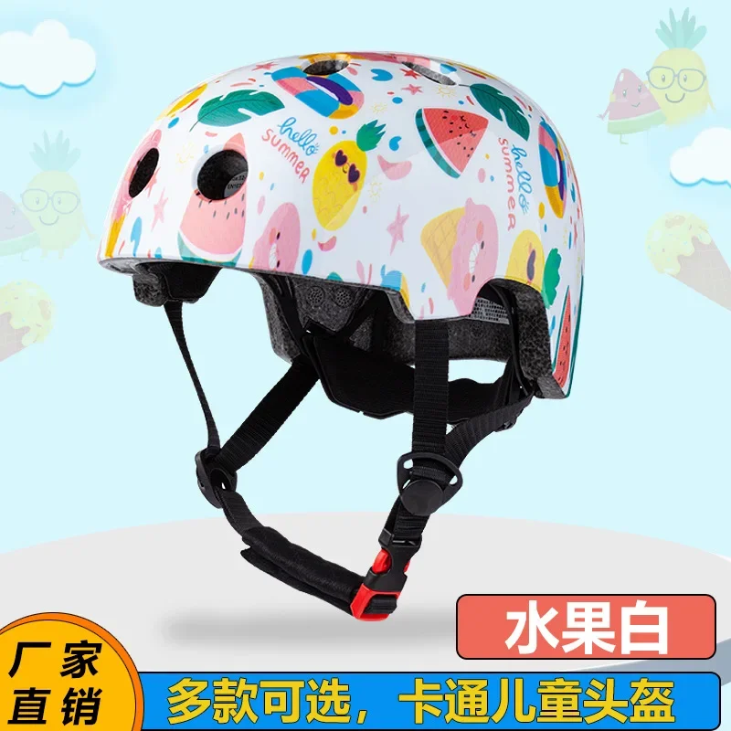 Integrated Shaping of Children's Helmet Balance Bike Plum Blossom Helmet Baby Roller Skateboard Bicycle Helmet Hat