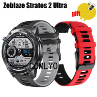 For Zeblaze Stratos 2 Ultra Smart watch Strap Wristband Bracelet Silicone Band Screen protector Film