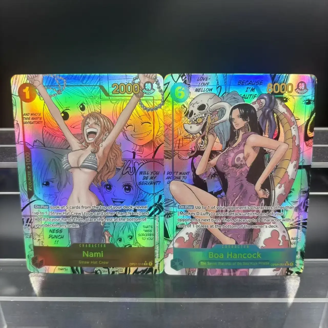 OPCG NL Een Stuk Roronoa Zoro Monkey D. Luffy OP05-119 DIY Zelf Gemaakt Enkele Kaart Klassieke Game Anime Kaart Gift speelgoed