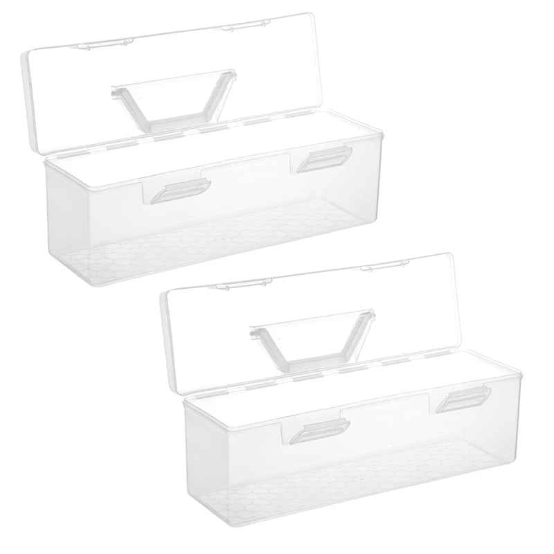 BAADE 2 uds caja de almacenamiento de pintura manija de caja de almacenamiento artesanal, caja de almacenamiento de pintura con capacidad de 30 botellas para pintura acrílica de 2 onzas fluidas