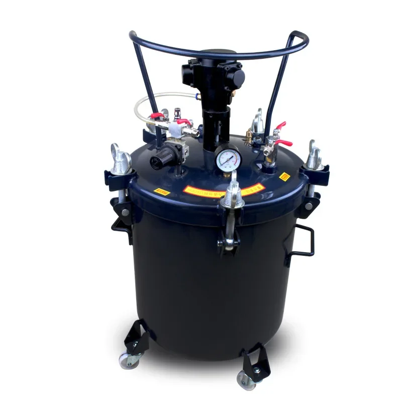 

50 liters automatic stirring HVLP air pressure paint spray pot spray bucket mixing pressure tank hand mixing paint pressure