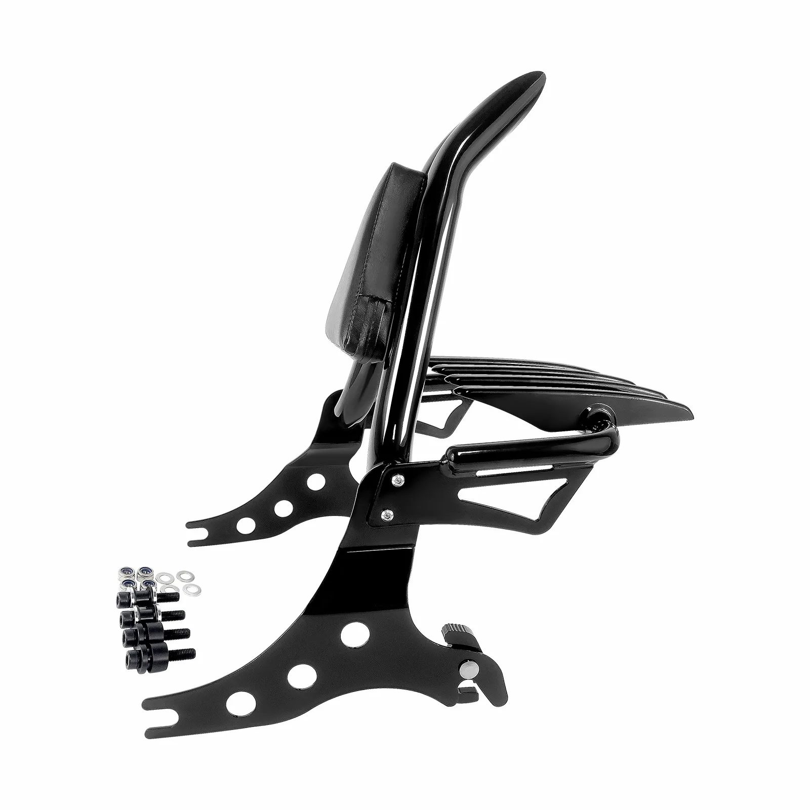 Motorcycles Rear Backrest Sissybar For Harley Fat Boy FLFBS 18-26 Breakout 13-26 Passenger Back Rest Sissy Bar & Luggage Rack view 5
