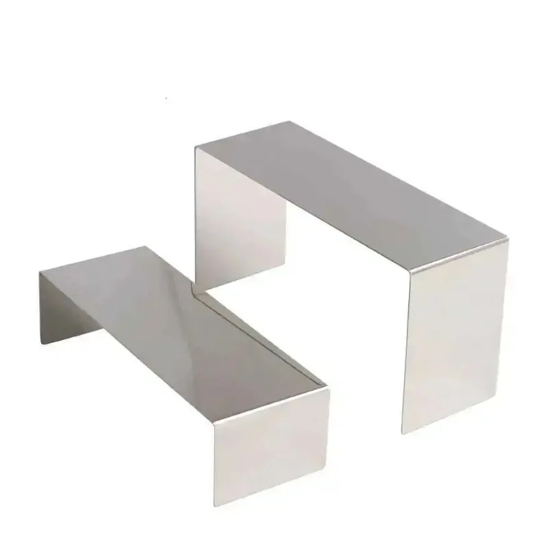 

1PC Stainless Steel Metal U Display Rack Table Stand Shoe Store Window Display Props Shoes Bag Jewelry Toy Purse Display Fixture