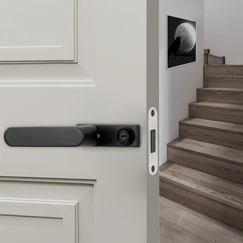 minimalist-interior-door-lock-bedroom-bathroom-door-handle-modern-magnetic-suction-silent-lock-ecological-wooden-door-lock