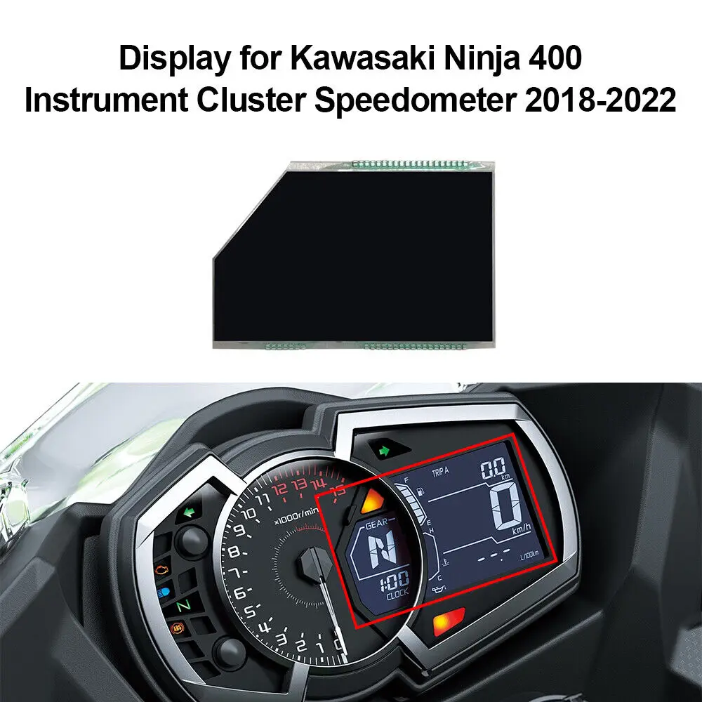 

Dashboard LCD Display for Kawasaki Ninja 400 250 650 Z1000SX ZX-6R 1000 Instrument Speedometer