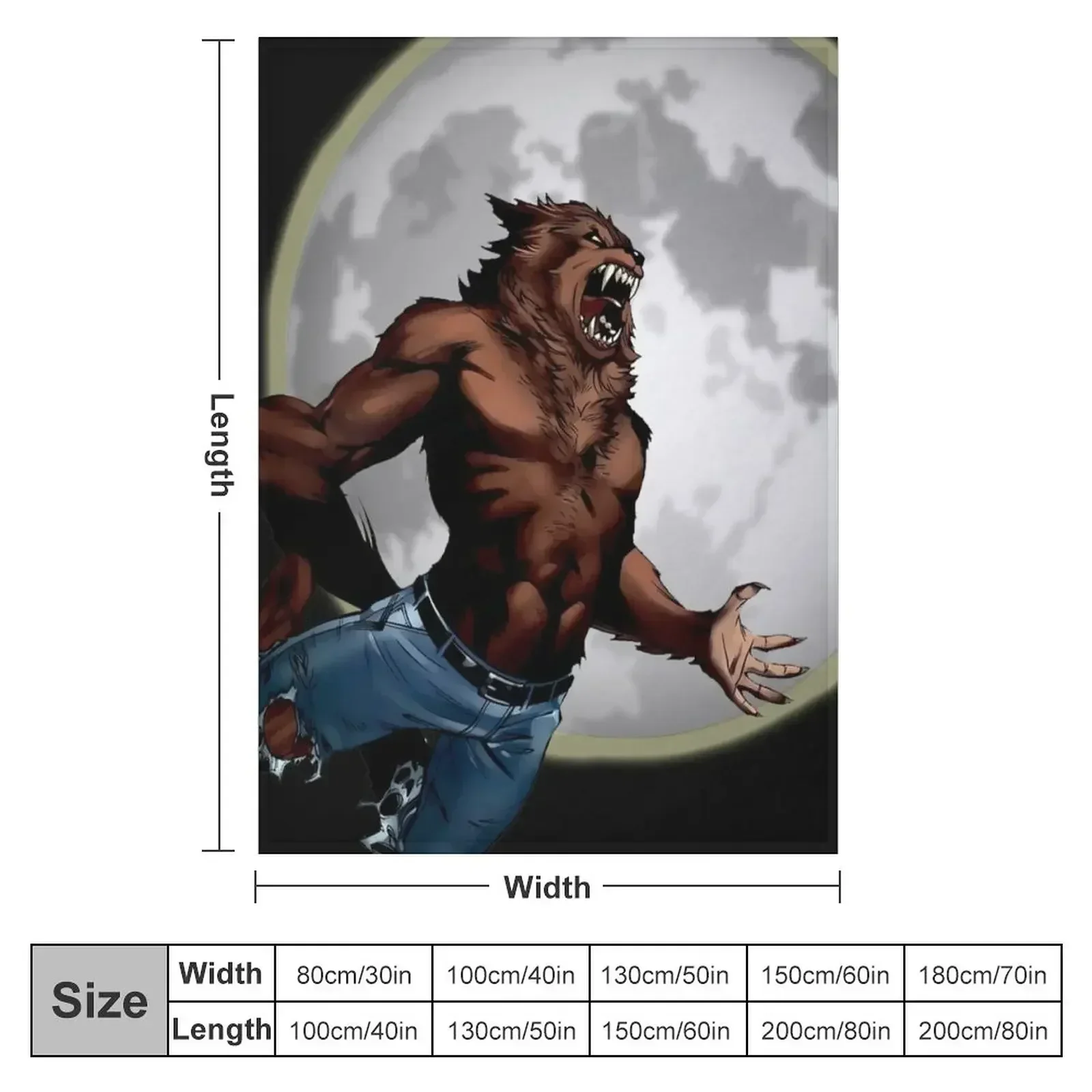 Werewolf Throw Blanket Blankets For Bed Hairys cosplay anime Summer Beddings sofa bed blankets ands Blankets