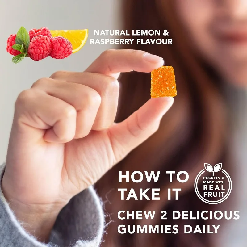 يحتوي علكة ما قبل الولادة على DHA وحمض الفوليك وفيتامين ب وC وD، والتي تستخدم في العظام والطاقة والمناعة