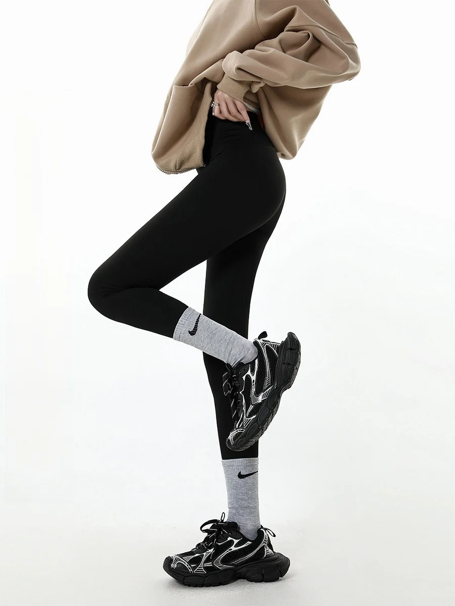Slimming Sharkskin Yoga Pants Women's Base Layer Trousers Breathable Elastic Cycling Shorts High Waist Slim Fit Bottoms — купить у AliExpress WW
