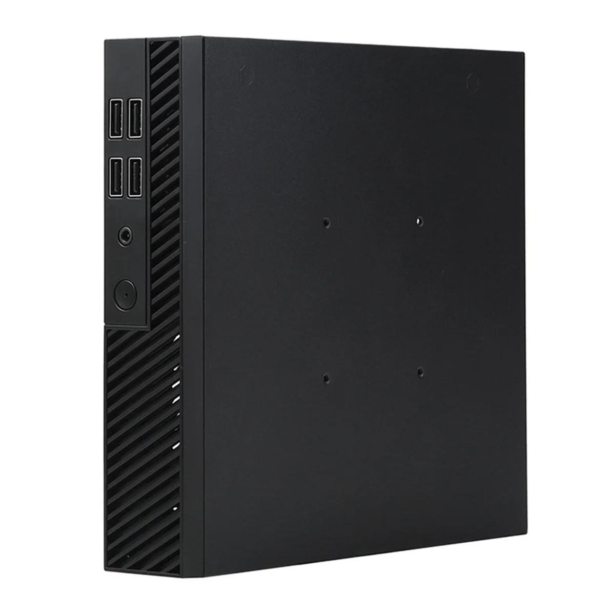 ABYB 2X DX01 Thin Mini ITX Desktop Computer Chassis Thin Half Height Computer Chassis Portable Desktop Computer Case