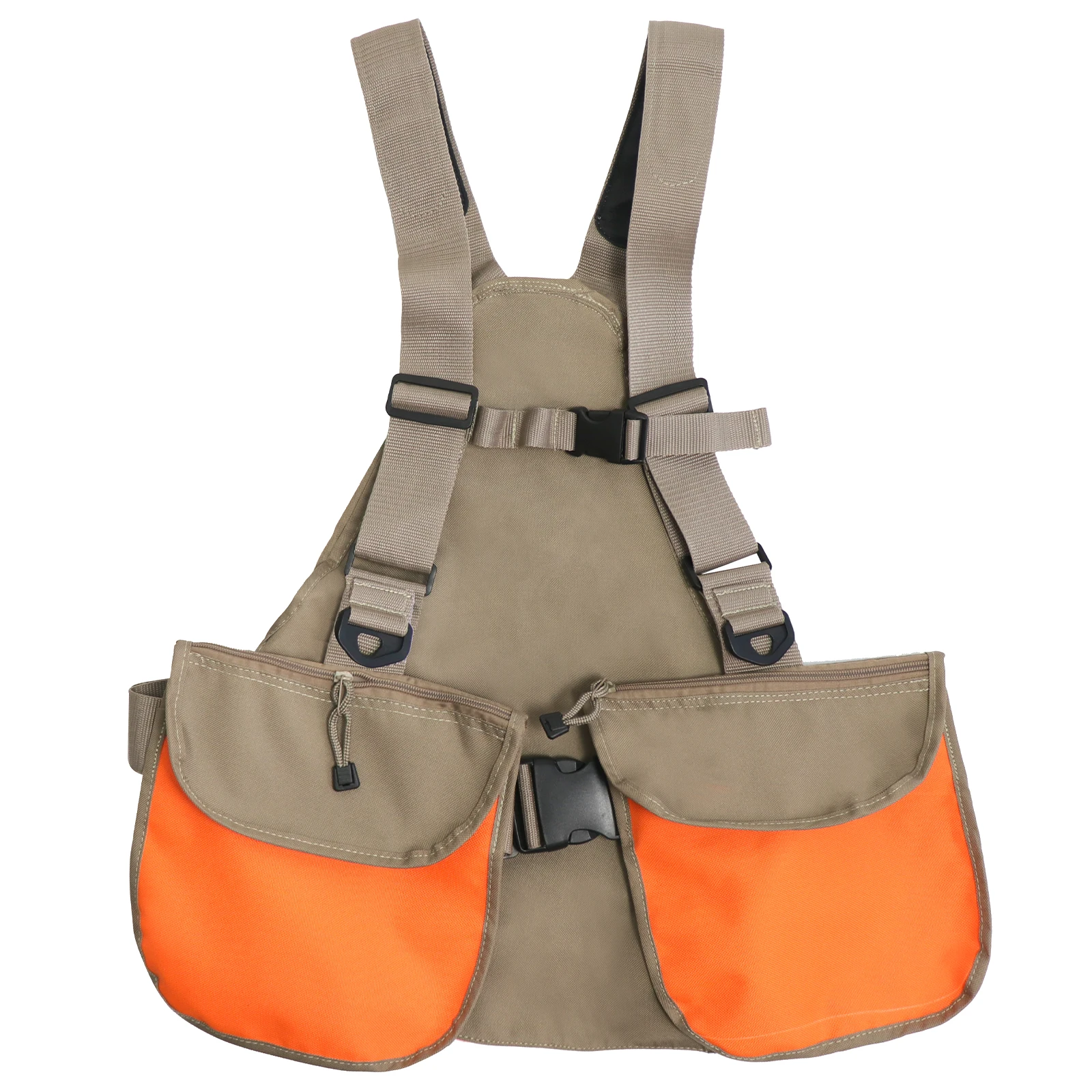 New Professional Orange & Camo Hunting Game Bag Comfortable Qualitatively Executed Unique Vest-Unloading For Field Hunting