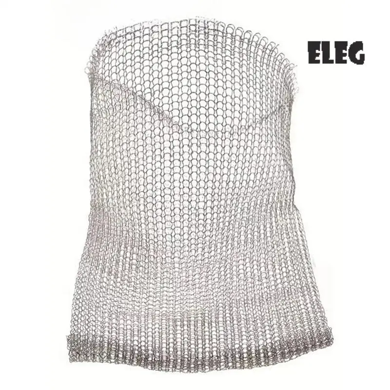 ELEG-Insect-Proof Net Bag Plant Root Protection Cover Stainless Steel Metal Mesh Bag 304 Woven Protective Mesh Bag Flower