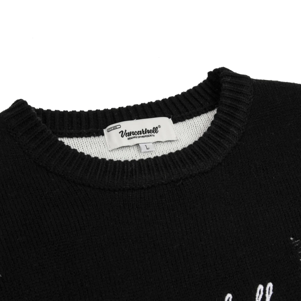 Ripped Women Men Sweater Knitted Vintage Sweater 2023 Harajuku Fashion Oversized Hip Hop Streetwear Casual Pullover Hipster Tops