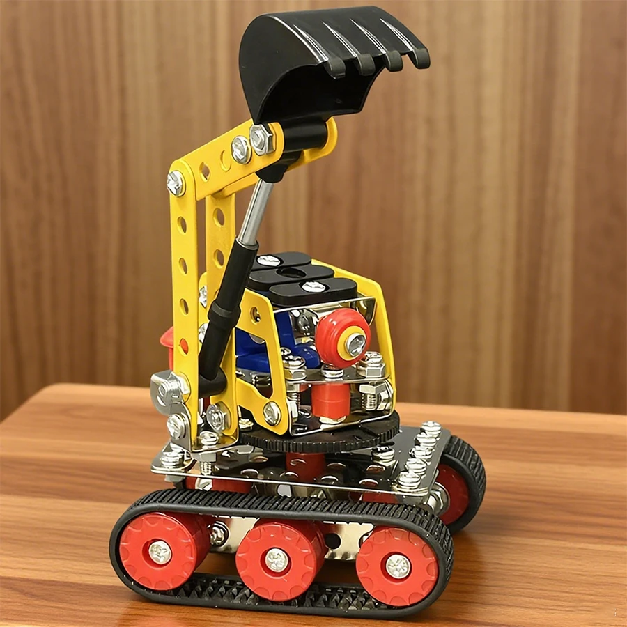 الحفارات تجميع اللبنات ونماذج السيارات الصناعية. الحلي سطح المكتب. هدايا عيد الميلاد/الهالوين/عيد الميلاد